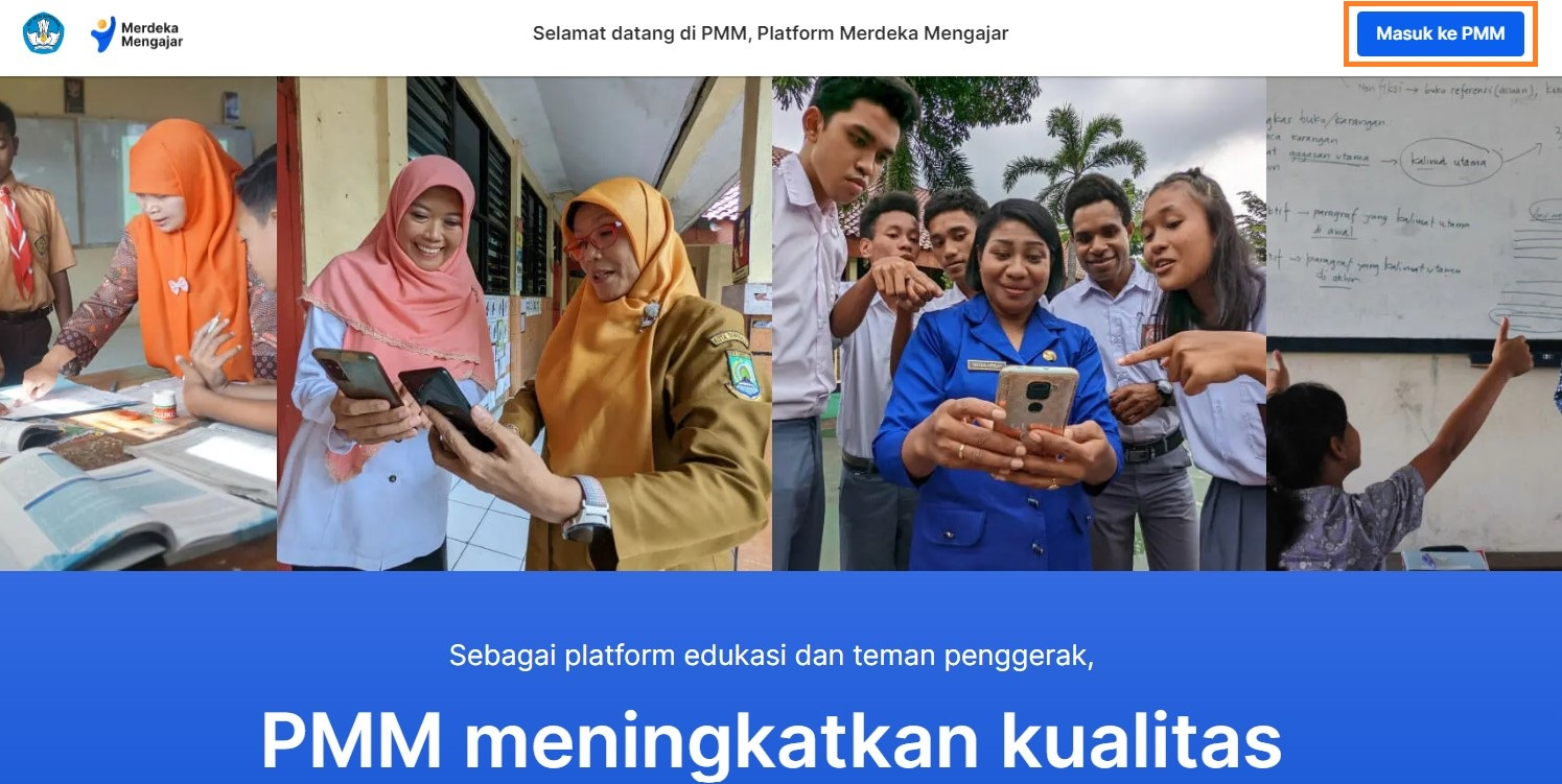 Masuk/Login ke Platform Merdeka Mengajar Merdeka Mengajar