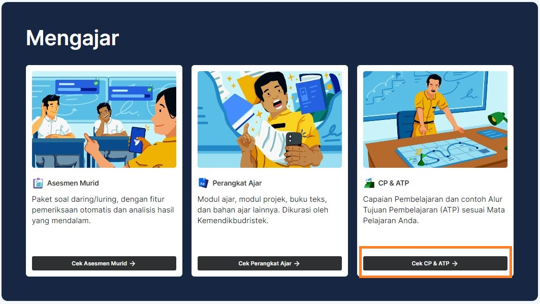 Mencari CP Dan ATP Di Platform Merdeka Mengajar – Merdeka Mengajar