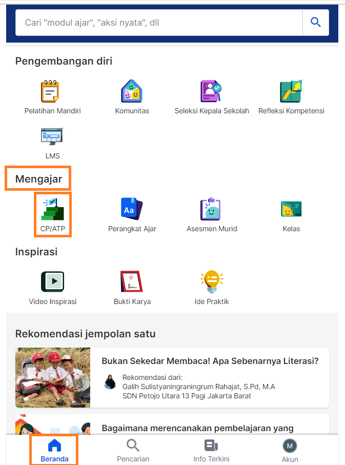 Mempelajari CP, TP, ATP Di Platform Merdeka Mengajar – Merdeka Mengajar