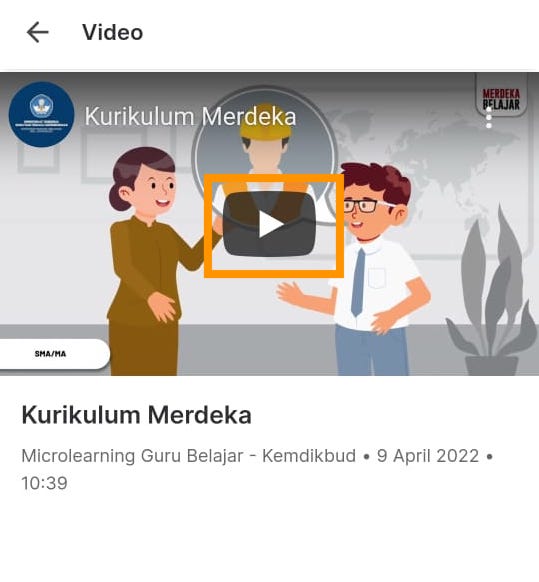 Menonton Dan Membagikan Video Inspirasi – Merdeka Mengajar